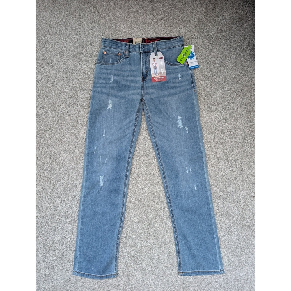 NWT Lot of 3 Levi's 514 Straight Performance Jeans Boys 16 Reg